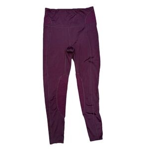 Free People FP Movement Mesh Ribbed Leggings Women SP Purple Moto Sporty Active